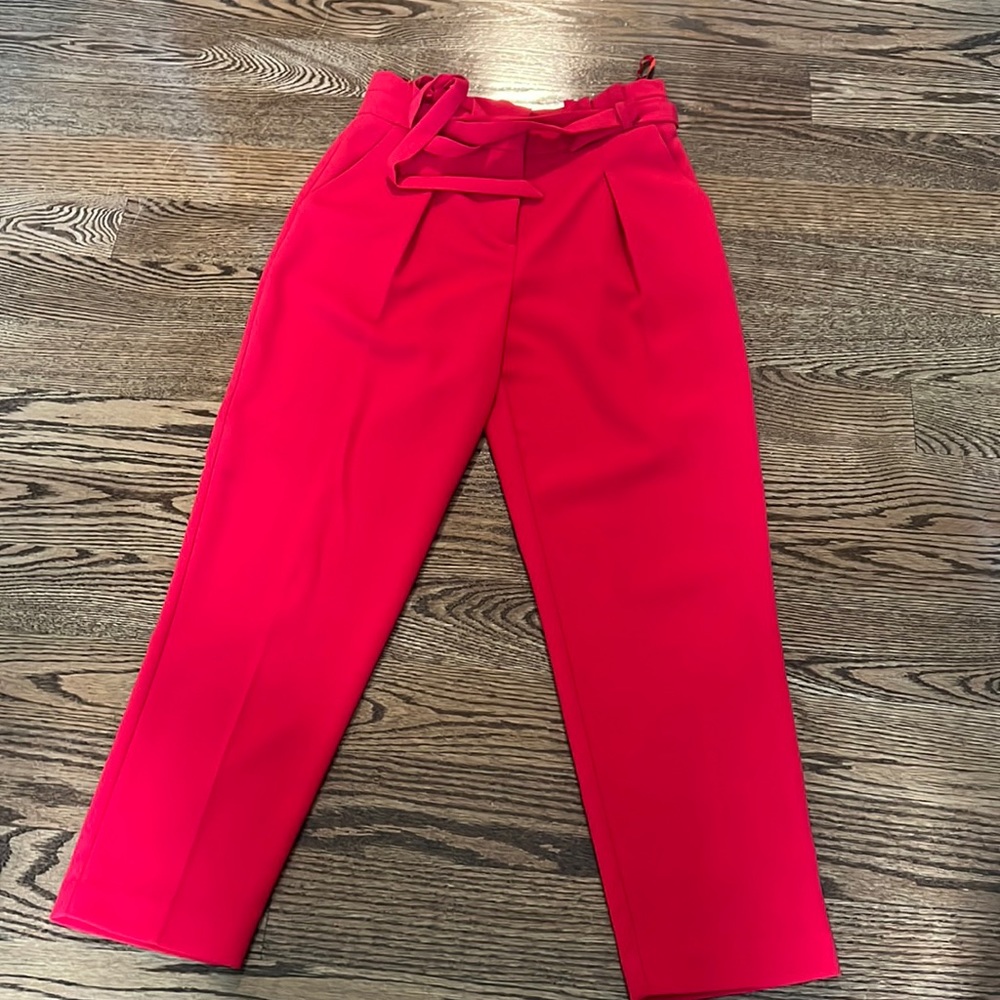 Red trousers